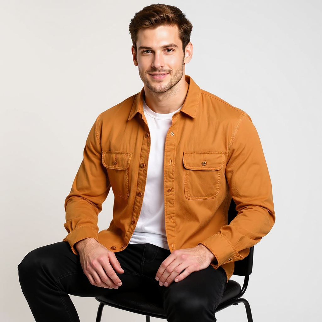 Camisa Palermo Caramel