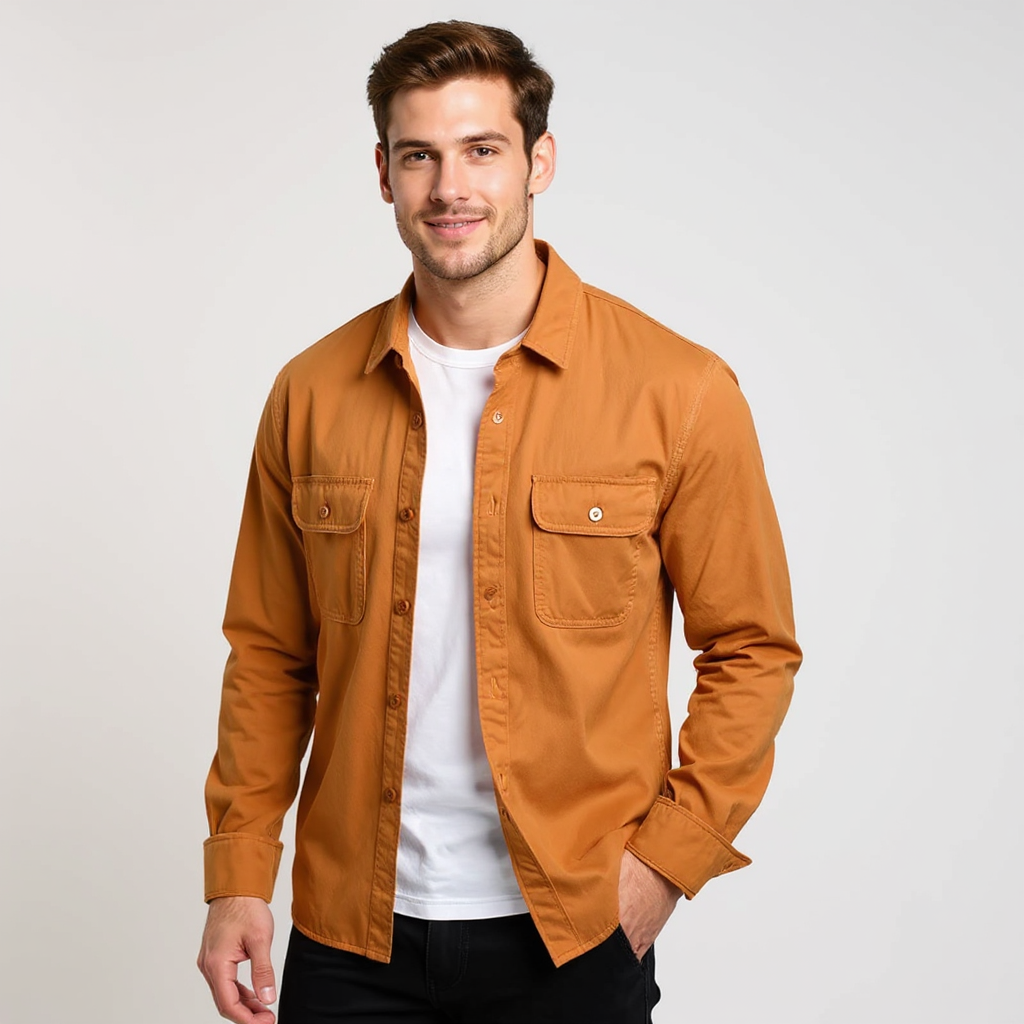 Camisa Palermo Caramel